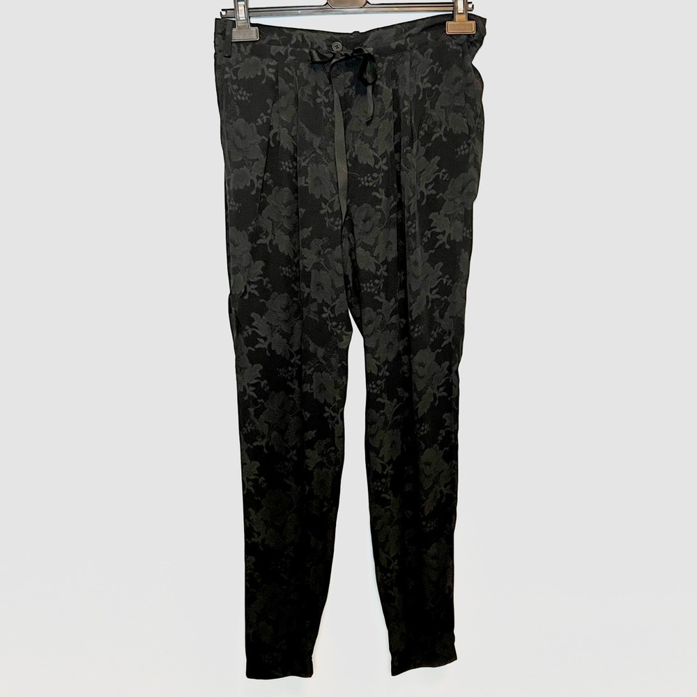 Tibi joggers with floral design